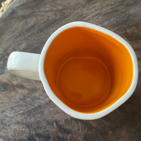 Rae Dunn FALL Trick or treat mug Orange double sided LL NWT NEW Halloween - Picture 3 of 4